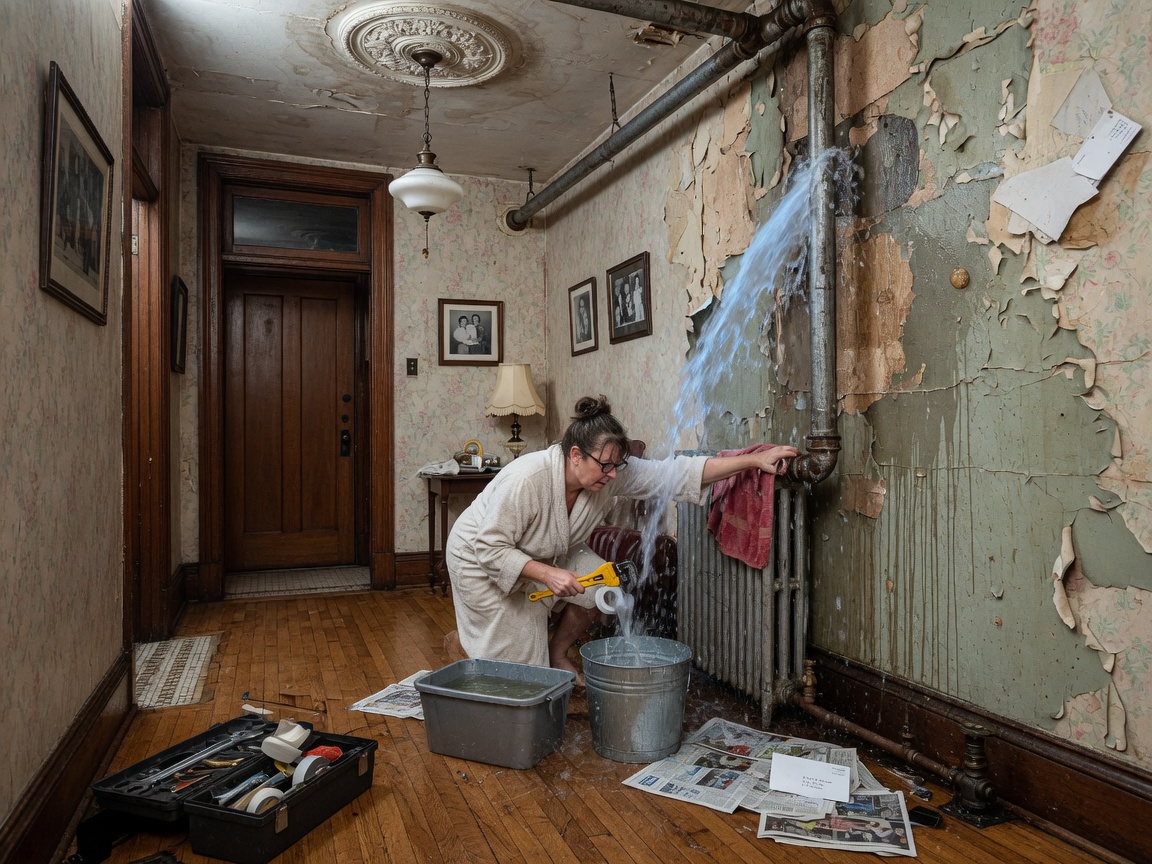 Emergency Steps for a Burst Pipe in Historic Chicago Homes