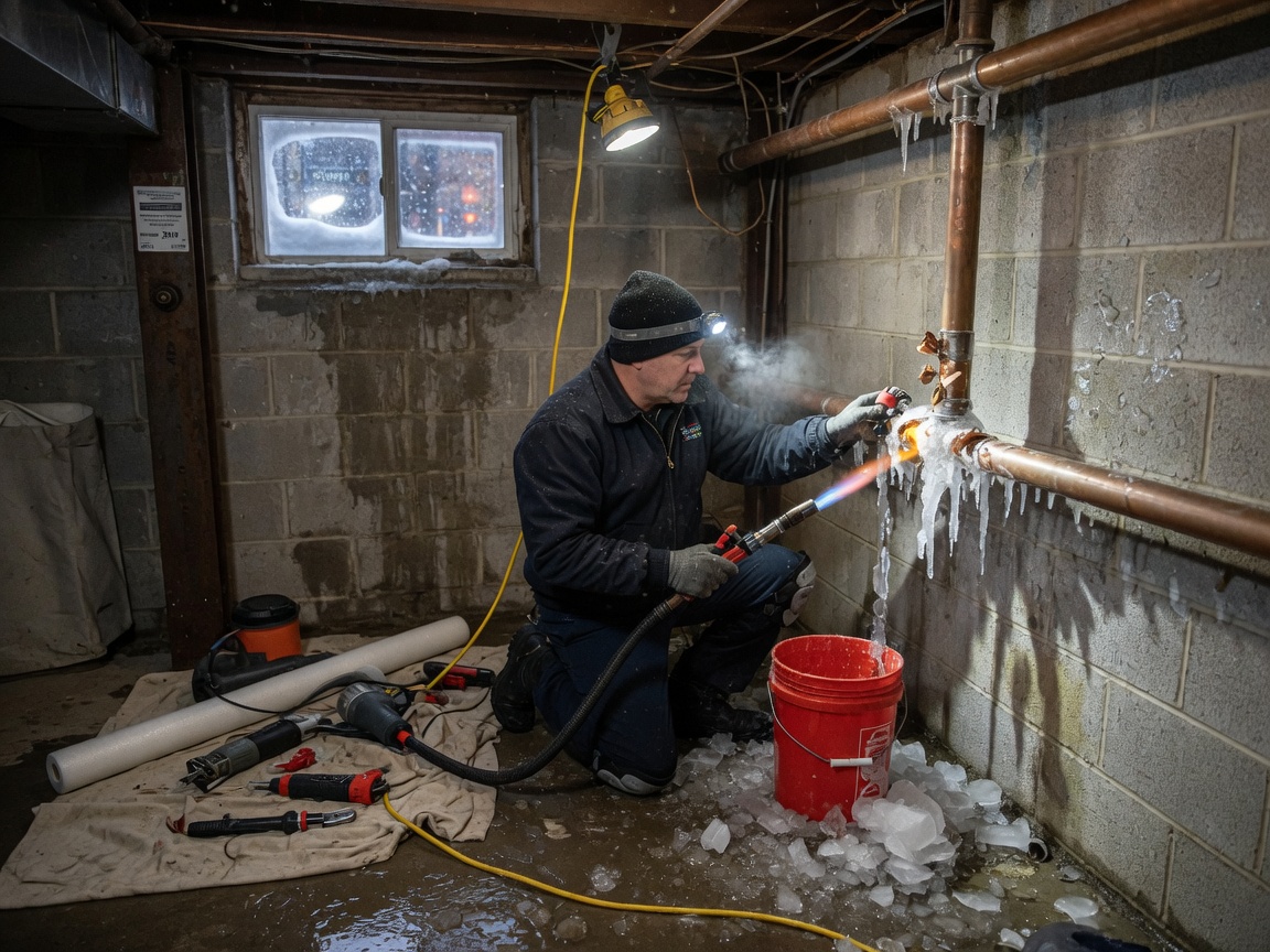Burst & Frozen Pipe Repair in Chicago